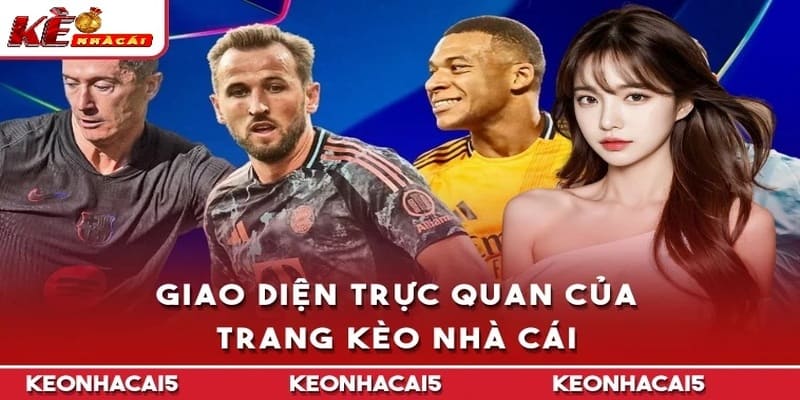 Giao diện trực quan của trang Keonhacai5